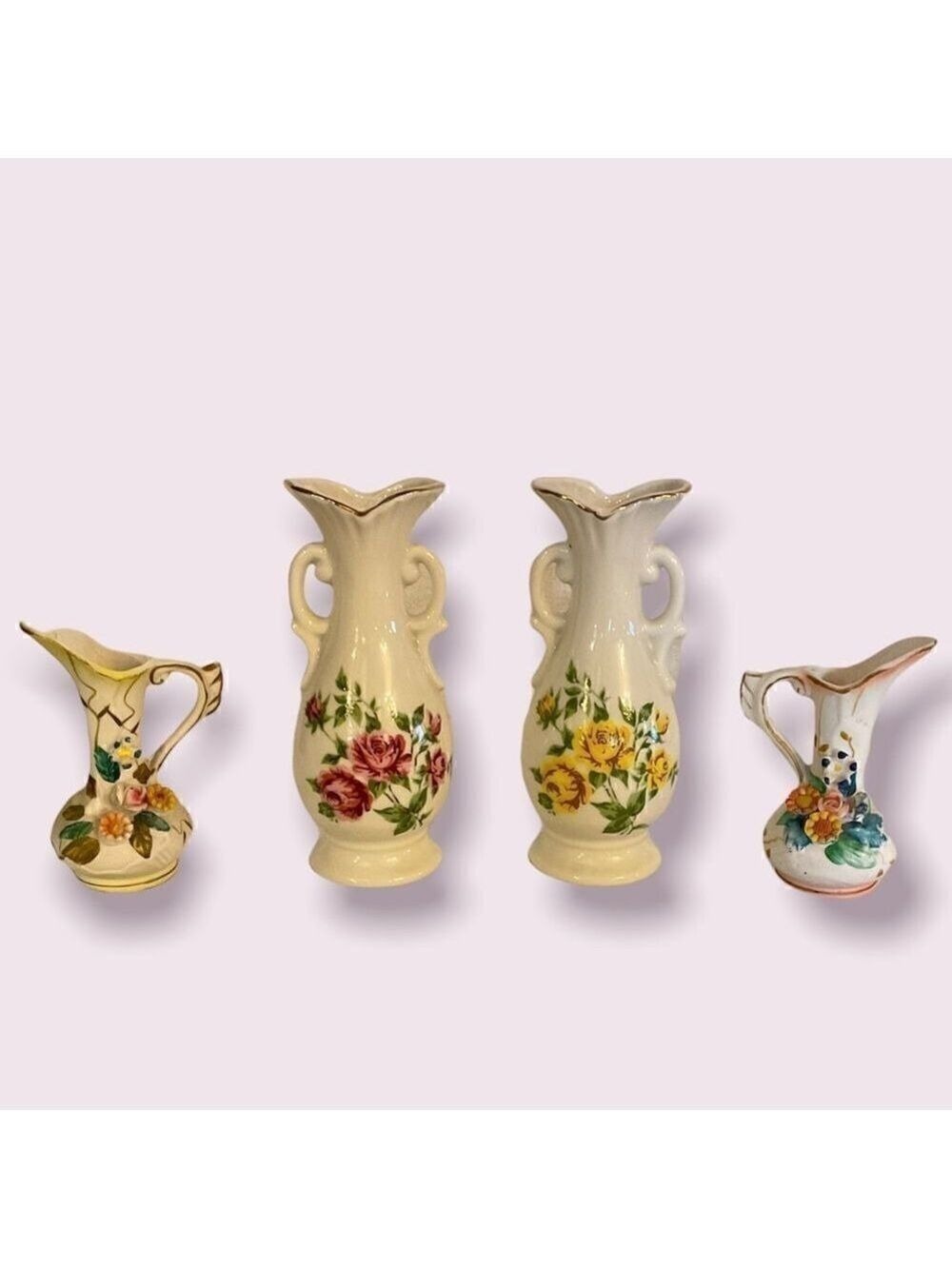 UCGC Japan Porcelain Vases Pitchers Vintage Decorative